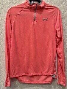 Under Armour Unisex 1/2 Zip Pullover Mock Neck Long Sleeve HeatGear Size Medium